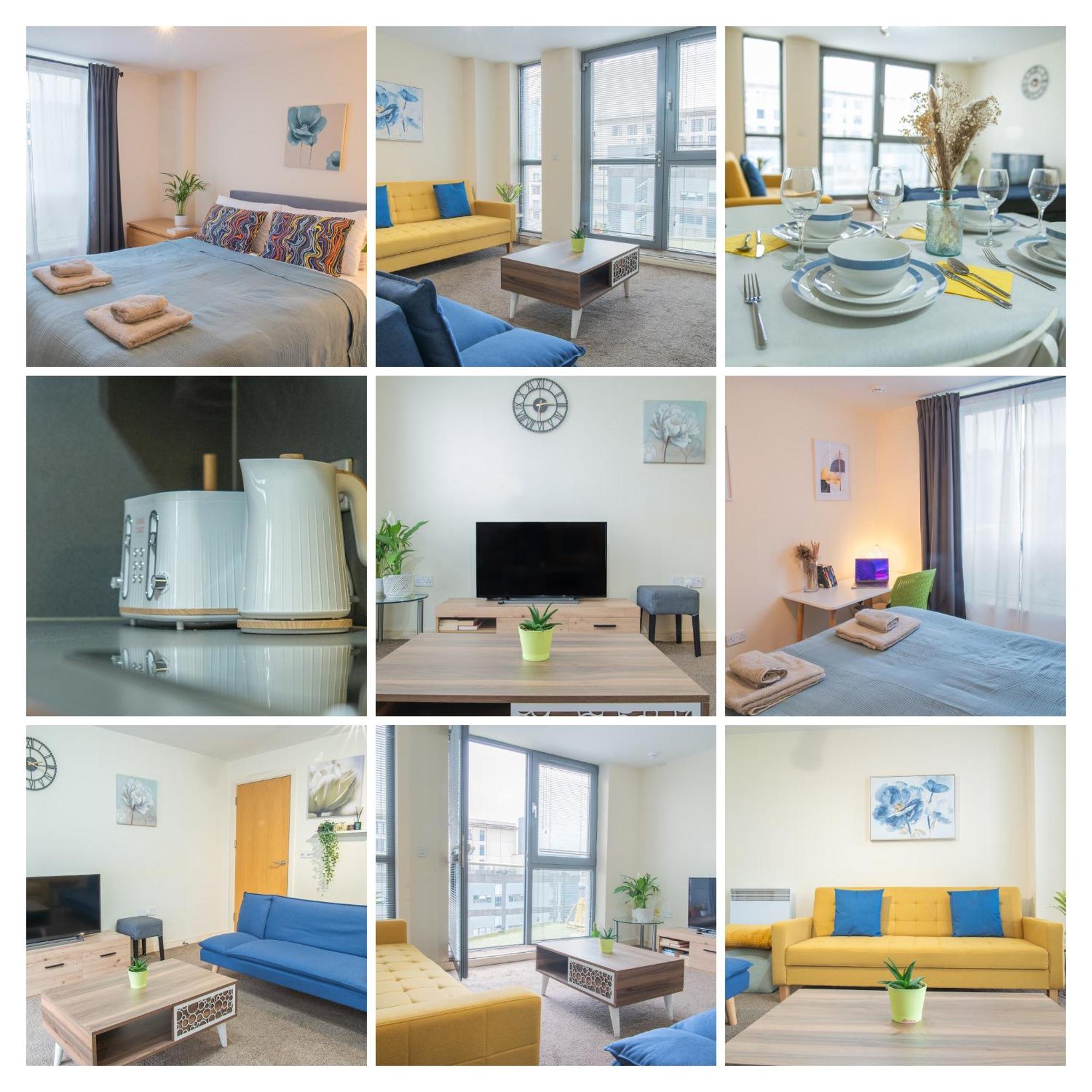 Stay In Our Stylish Flat! & Secure Building & Sleeps Up To 4 برمنغهام المظهر الخارجي الصورة
